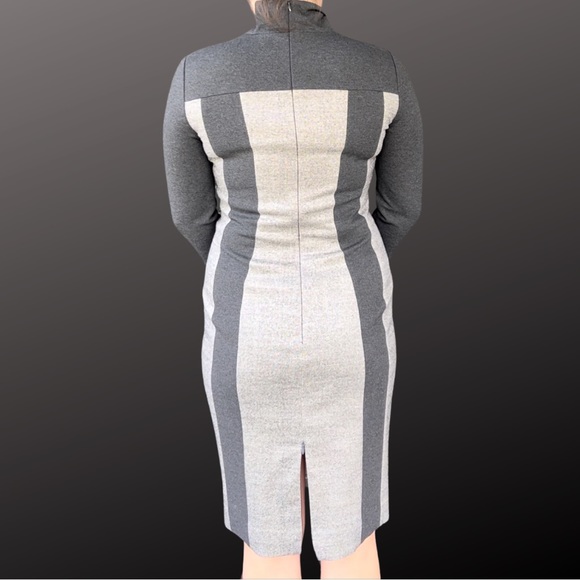 Per Se silk/wool blend long sleeved dress - Picture 2 of 5